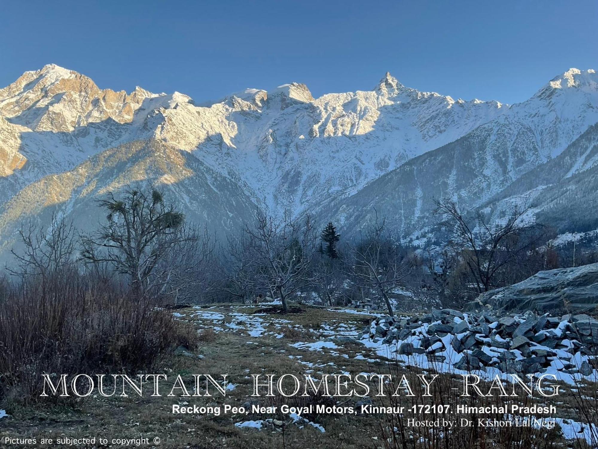 Mountain Home Stay -Rang, At Reckong Peo - Kalpa, Near Goyal Motors, Way To Petrol Pump At Itbp Quarters Esterno foto